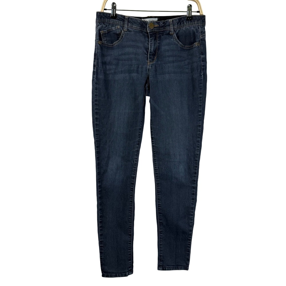 Artisan Crafted by Democracy Mid Rise Dark Wash Skinny Jeans Womens 10